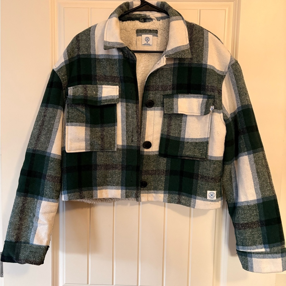 Plaid Cropped Jacket